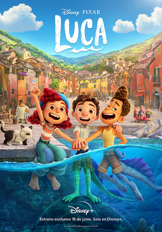 LUCA, una película original de Disney y Pixar, narra una historia divertida y conmovedora sobre la amistad